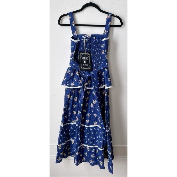 Modcloth Blue Floral Dress - Picture 4 of 7